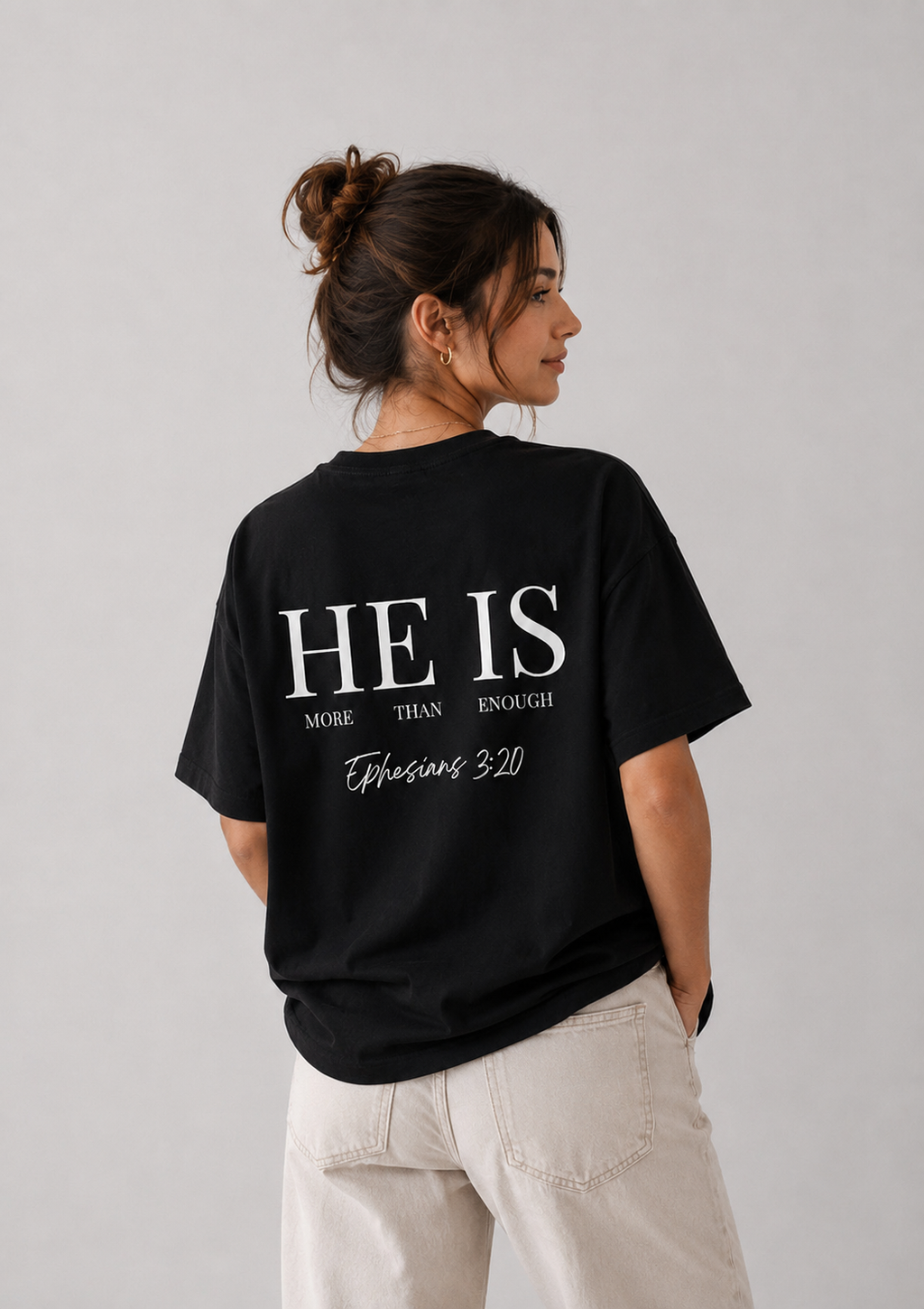 T-shirt Oversize Unisexe - MORE THAN ENOUGH