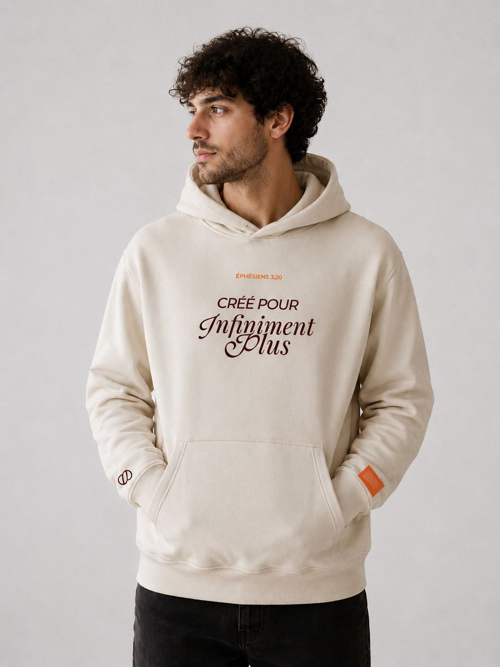 Hoodie Unisexe - CRÉÉ POUR INFINIMENT PLUS
